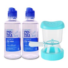 리뉴 후레쉬 240ml + 아이컵 눈 세척기, 1세트, 리뉴 후레쉬 240ml + 아이컵(블루)