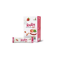 요거요거 딸기 요거트 분말 300g 30gx10포 요거트분말/요거트/영양간식/식사대용/유산균, 1개, 30g