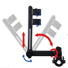 파라솔 봉 클램프 랙 유모차 휠체어 우산 꽂이 홀더, 3단