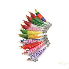 콩콩 생미끼 에기 레인보우 주꾸미