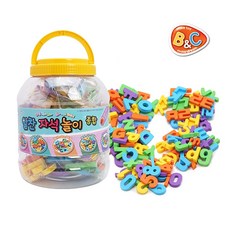 아이와 똑똑 통자석놀이 자석글자 한글 숫자 영어 종합세트 117p, 1개