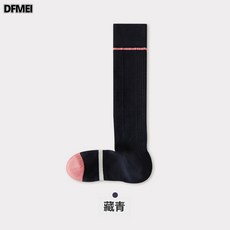 DFMEI 抗菌防臭女士襪子壓力瑜伽襪健身小腿跑步跳繩長筒襪無骨運動襪