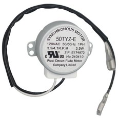 Ice Maker 동기식 모터 120v 60HZ 50TYZ-E 교체용 상업용 가정용 아이스 메이커 HZB-12/A HZB-12/B HZB-12/H HZB-12/G HZB-22B, Ice Maker 동기식 모터 120v 60HZ 50T