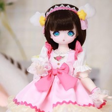 八田元氣小棧 日版全新 ICY Fortune Days 1/4 比例 BJD娃娃 動漫風格彩繪 粉紅公主 可動人偶, 1個