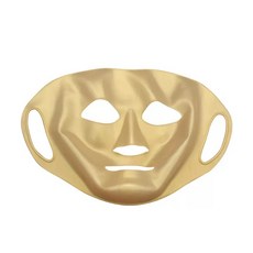 3D立體矽膠面膜罩 掛耳式設計 防蒸發防掉落 高彈力金色款 贈收納盒, 1組, 金色3D立體厚款（推薦款，送收納盒）, 1入