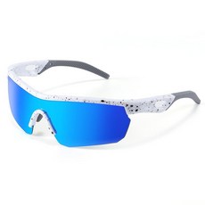 Vcarsian 아동용 선글라스 편광 청소년 야구 선글라스 소프트볼 사이클링 스포츠 선글라스 남아 여아 A3-블랙 컬러 도트 그린 단일 사이즈, A8-화이트 도트 그레이+블루