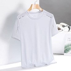 阿堯的店 男女涼感衣 冰絲速乾T恤 透氣網眼布 L-8XL