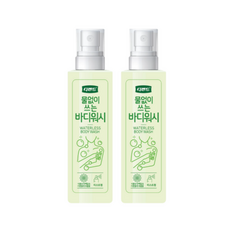 디펜드 워터리스 환자용 캠핑용 물없이쓰는 드라이 바디워시, 200ml, 2개