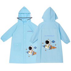 투데이리빙 프리미엄 어린이 우비 귀여운 캐릭터 방수 레인코트 여름 장마철 우의 투명 모자챙 가방 수납 일체형 비옷 똑딱이 단추 케이프