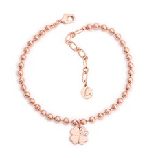 라울스톤 여성용 클로버 볼 체인 팔찌 JR193