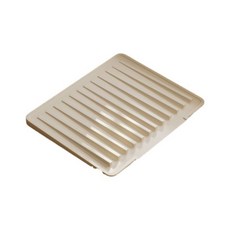 加厚斜坡硅膠瀝水墊 40*30cm, 1個, 斜坡矽膠瀝水墊, 米白