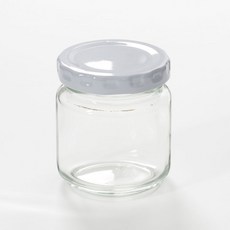 미르 시세 유리잼병 쨈병 과일청 수제청 투명 밀폐용기, 1개, 100ml