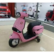 阿LIN 800387 T08 摩托車 歐兜邁電動童車 輔助輪 2-6歲電瓶車 帶燈兒童騎乘, 粉色, 1個