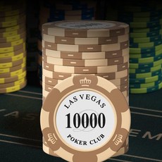 全新升級加厚黏土鐵芯籌碼組合 100片, 1個, 面值10000 20片 高端黏土