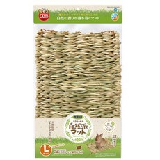 MARUKAN 愛兔草墊 L號 寵物磨牙墊 牧草蓆, 1個, L號(ML-220)