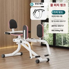 집에서 사용하는 힙업 힙라인 운동기구 트레이닝 머신, 허니피치핑크 [1단 풀 로프 모델]