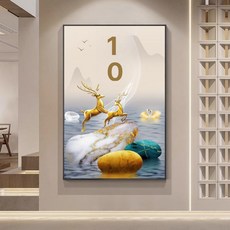 액자형 기독교 십자수 장식용 명화 스타일 큐빅 패브릭, 30x40CM, 블랙 프레임, 스타일 09