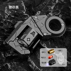 金匠堂跨境仿真拋殼特工裂變迷你合金解壓噴子軟彈發射器玩具槍, 1個, 【JJ-011】特工裂變-嘿色:如圖所示