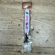 日本製 蠟筆小新 餐具組 筷子 盤子 碗 收納盒 兒童餐具 餐盤, 1個, 叉子