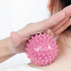 프로듀미 고슴도치 마사지볼 롤링, 핑크, 1개