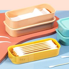 휴대 가능 미니 멀티 뚜껑 수납함 욕실수납함, 에메랄드, 1개