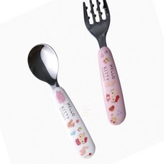 끈이스토어 스푼 포크 세트 13cm 소형숟가락 캐릭터식기