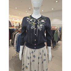 비꼴리끄 퍼프 소매 니트 가디건 B262KC3070390_s 656517