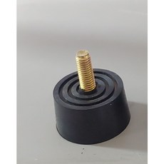 볼트고무발 6mm 방진 고무 소음방지 진동방지 충격흡수, 검정, 1개