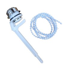 정담 양변기 측면 버튼형 핸들 1개 + 변기 구슬줄 100cm 1개, 화장실 양변기부속 물내림 버튼형 핸들 1개 + 변기줄