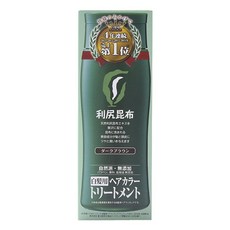 Sastty 利尻昆布 白髮用修護染髮劑, 深棕色, 1瓶