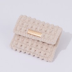 모누의 네트공예 - 벚꽃팝콘 카드지갑 DIY 키트 (영상제공), 오트밀, 1개