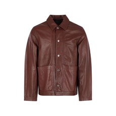 조르지오브라토 버튼 레더 재킷