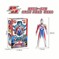 奧特曼聲光玩具 超人力霸王 咸蛋超人 兒童變身發光玩具 賽羅 澤塔 艾克斯 捷德 迪迦 德凱必殺技, 1個, ATM0208 超人力霸王 德凱