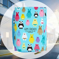 3단 지갑 스카이블루 용돈지갑 어린이지갑 생일선물 공주지갑 핑크지갑 지갑선물