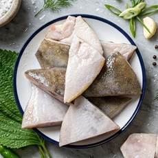 [푸른드리] 손질되어 손편한 절단 가자미 3kg 러시아산 내장제거 소제 식자재용 요리용, 1개