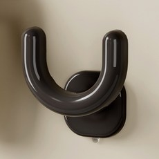 浴室吸盤拖鞋架免打孔衛生間置物架廁所壁掛式瀝水架鞋子收納神器, 1個, 黑色:OPP包裝