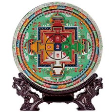 壇城擺件，直徑25.4釐米, 大威德十三尊壇城,直徑30.5釐米