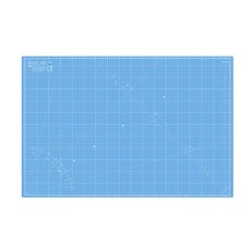 吉得美 GEMAY A1雙面切割墊60x90cm 雙色雙面印刷 台灣製造, 薄荷綠/淺藍