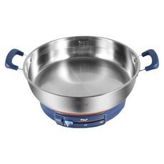 전기그릴팬 다기능 가정용 멀티전기그릴 대형전기팬 스테인리스 분리형온도조절기 캠핑 그릴, 클래식 8K 거울 32CM 8.5CM