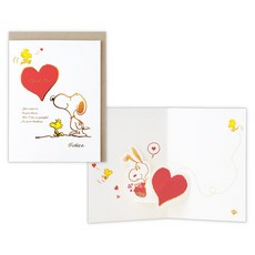 【莫莫日貨】hallmark 日本原裝史努比燙金立體感謝卡 正版授權 精緻卡片傳遞溫馨祝福, 1個