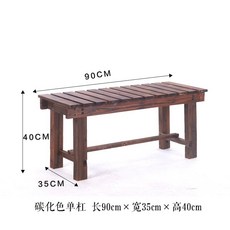원목 긴 벤치 소파 나무 의자 카페 탈의실용, A.90cm(단일바)