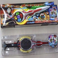 超人力霸王 歐布奧特特曼聖劍玩具歐布聖劍圓環召喚器寶劍銀河火花變身器聲光 動漫週邊, 高級版歐布聖劍輪盤可動送電池, 1個