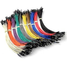 50PCS 10 20 30CM 브레드 보드 전자 DIY 점퍼 키트 옵션 케이블 와이어에 54MM ARDUINO 색상, 20CM, F M cable, 검정색