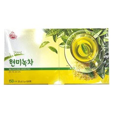 오뚜기 현미녹차 티백 녹차, 225g, 150개입, 1개