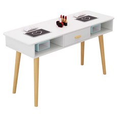 네일 시술대 매니큐어 작업대 뷰티 매장용 손톱 관리, 1개, 핑크/80cm(테이블단품)기본구성