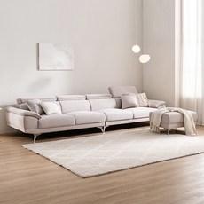 삼익가구 에드 6인용 아쿠아텍스 헤드틸팅 소파, 아이보리