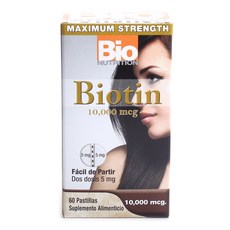 Bio NUTRITION 維生素錠 10000mcg, 1個, 60 件