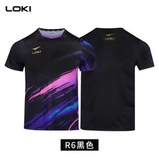 쿠쿠스토어 LOKI 토르 탁구 유니폼 남성 및 여성 전문가 빠른 건조 통기성 저지 경기 훈련 스포츠 팀 키트