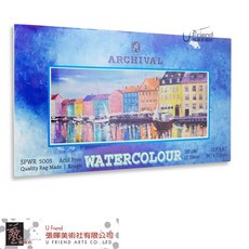 Archival專家級厚磅粗紋水彩本(SPWR5005)，法國進口，專業繪畫首選，水彩愛好者必備, 1個