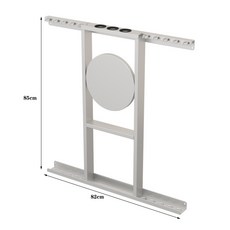 【椿嶼】壁掛臺球桿架球桿架臺球公桿架球桿放置架桌球桿架高端臺球公桿架, 銀色10桿, 1個